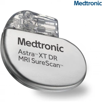 Кардиостимулятор MEDTRONIC Astra XT MRI Совместимость с МРТ Срок службы аккумулятора До 19 лет